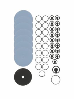 Set of diaphragms and valvesfor MD 12C NT, MV 10C NT