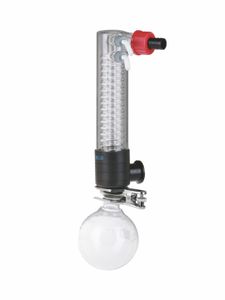 Exhaust vapor condenser EK 600 with
round bottom flask 500 ml, with KF DN 25,
for VACUU·PURE