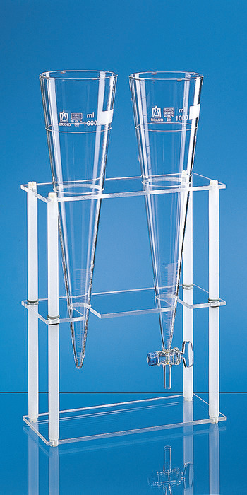Rack for sedimentation cones, PMMA/PP