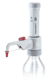 Dispensette® S, fixed-volume, DE-M, 5 ml, with Recirculation valve