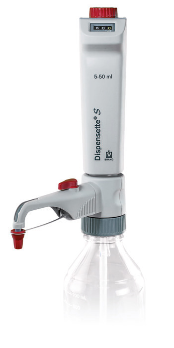 Dispensette® S, digital, DE-M, 5 ml - 50 ml, with Recirculation valve