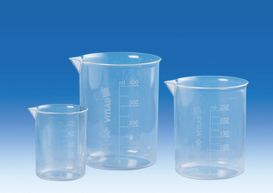 Griffin beakers, PMP, molded graduations