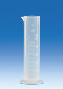 Graduated cylinders, PP, Class B short form, with molded graduations
