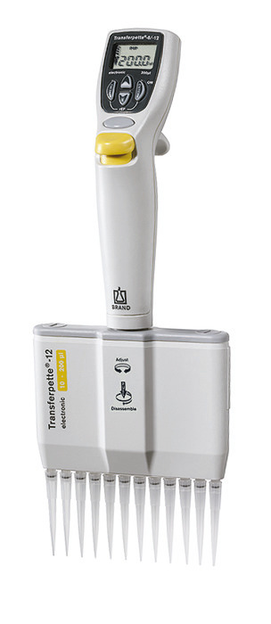 Multi-channel micropipette Transferpette® -12 electronic, DE-M