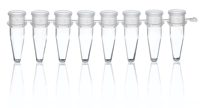PCR strips, PP, BIO-CERT&reg; PCR QUALITY