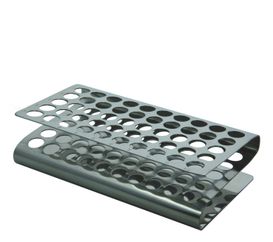 Rack for test tubes, stainless steel, Z-style