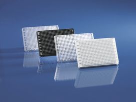BRANDplates® microtitration plate, 384-well, pureGrade™ S, PS, F-bottom, BIO-CERT® CELL CULTURE QUALITY, sterile