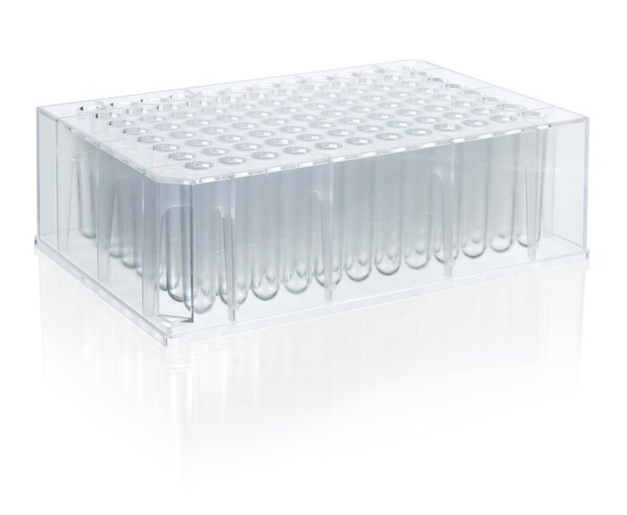 Deep-well plate, 96-well, U-bottom, PS, BIO-CERT® PCR QUALITY
