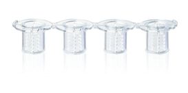 Insert strips, with inlet channels (Inlet Opening System), PC-Membrane, strips of 4, for 24/6-well BRANDplates®, BIO-CERT® CELL CULTURE QUALITY, sterile