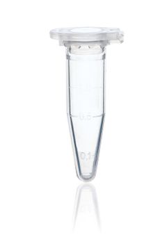 Microcentrifuge tubes, PP, 1.5 ml, with attached cap, BIO-CERT® PCR QUALITY