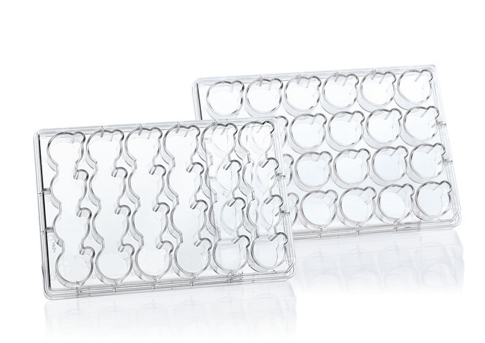 Multi-well BRANDplates® for inserts, cellGrade™ plus,  with lid, BIO-CERT® CELL CULTURE QUALITY, sterile