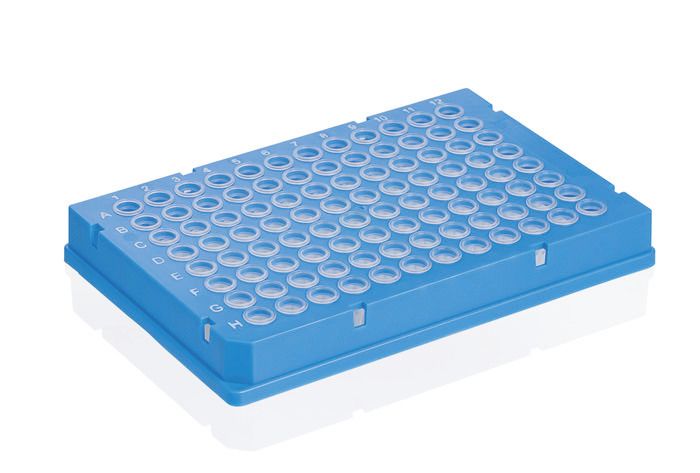 PCR plate 96-well, Rigid Frame, PC/PP, BIO-CERT® PCR QUALITY | BRAND