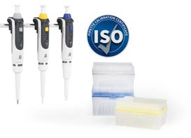 Transferpette® S pipette sets, adjustable, with ISO calibration certificate