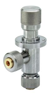 Gas inlet valve VGL, stainless steel,with soldering connections